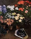 Frederic Bazille Study of Flowers painting